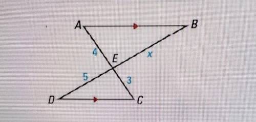 Find X.Answer choices:a) 35/3b) 37/5c) 20/3d) 12/5
