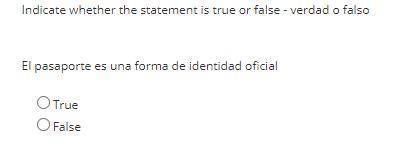 Here are 3 True or False Spanish Questions.. Challenge: Answer Correctly
