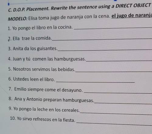 Please this is Spanish its a big part of my grade