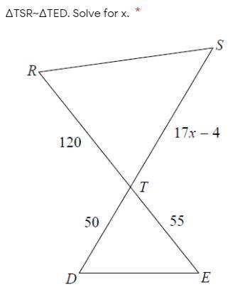 Solve the question using Triangle Similarity Theorems.