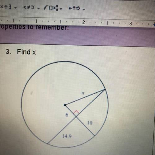3. Find x. Please help and explain