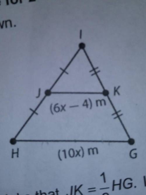 What is JK? please explain/show your work on how you got your answer