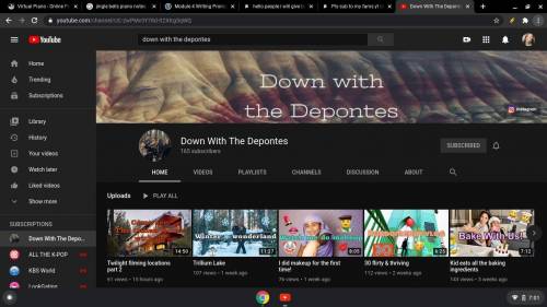 Pls sub to my fams yt channel, it's called Down with the depontes

& video reccomendations wo
