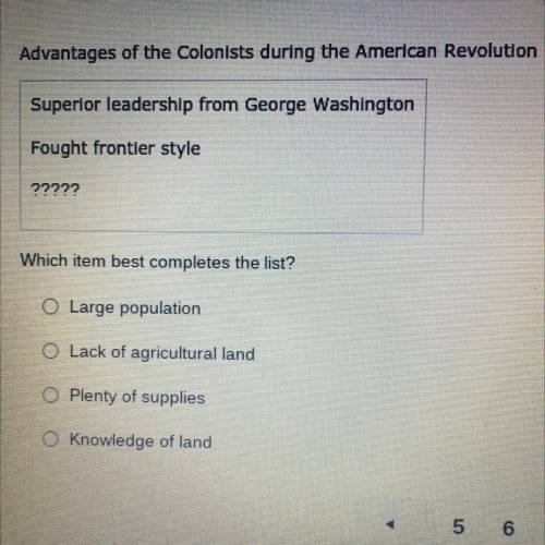 Advantages of the Colonists during the American Revolution

Superior leadership from George Washin