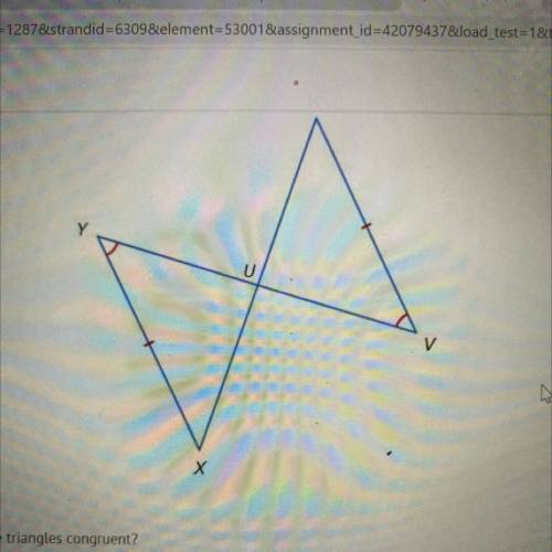 X

By which rule are these triangles congruent?
o)
A)
AAS
B)
ASA
SAS
D)
SSS