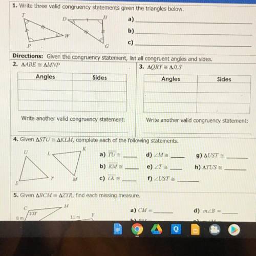 HELP please! math triangle congruence