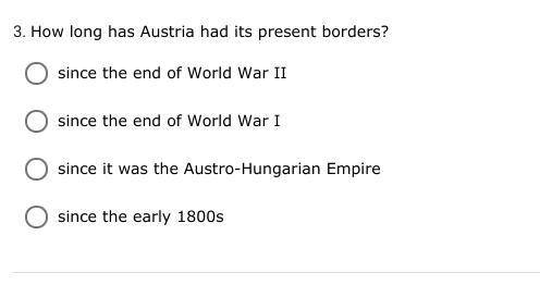 Switzerland and Austria Assignment---Social Studies

answer these 3 question please ( 20 Points fo