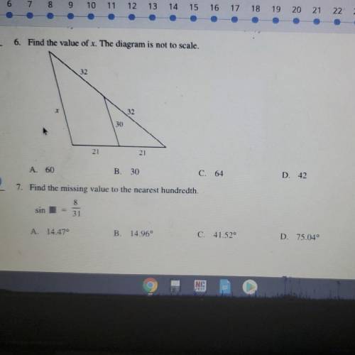 What is the answer to 6and 7