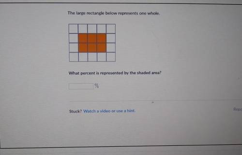 What percent is represented by the shaded area?