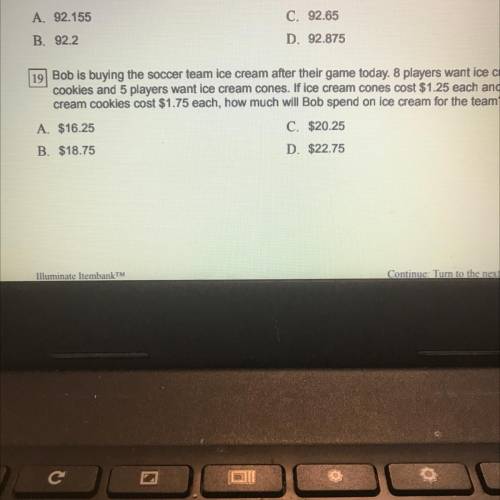 Can y’all help me on question 19
