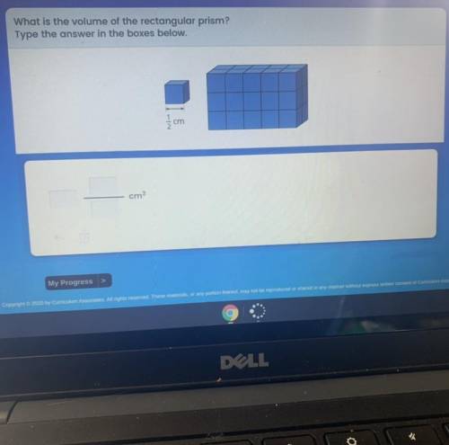 What is the volume of the rectangular prism? (Please hurry)