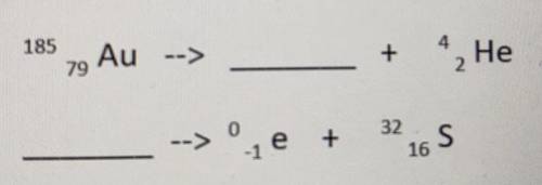 HELP PLEASE

-
Fill in the missing material and determine the radioactive decay t