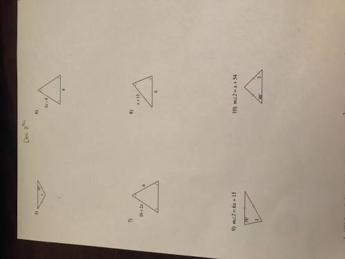 I need help with this worksheet geometry isosceles and equilateral triangles