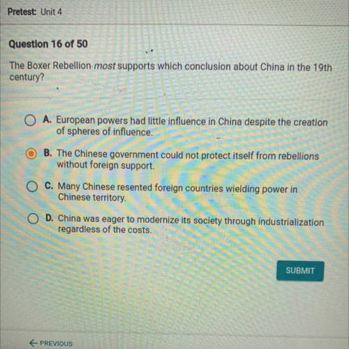 The boxer rebellion most supports which conclusion about China in the 19th century