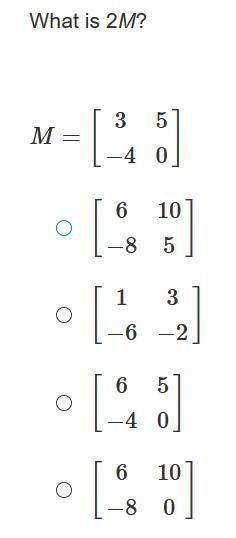 What is 2M? 
Is anyone good at Matrices?