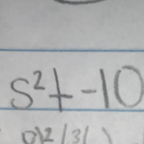 S= -8
t= 3/4 
so what is the answer when the variables are substituted