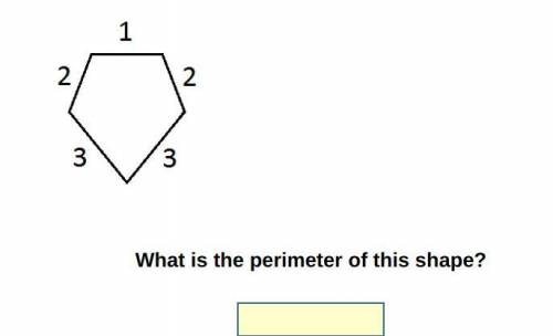 What is the perimeter of this shape?
plzz help