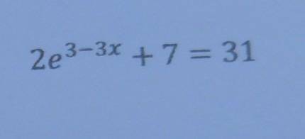 A 9) Solve for the variable. Leave your answer in its exact form: