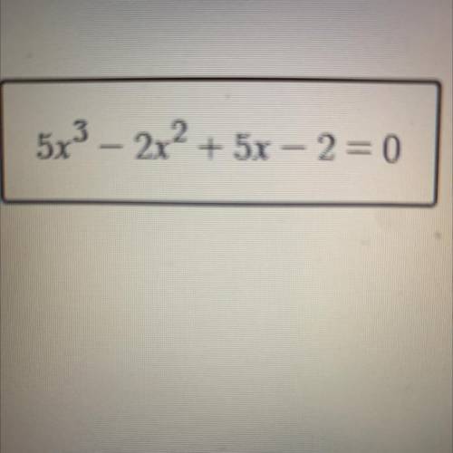 Solving Polynomials (PLZ HELP!! BRAINLIEST IF RIGHT)