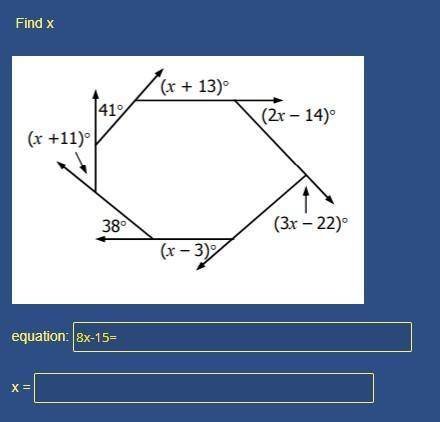 Find X with an equation
