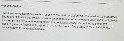 Why did France declare war on Austria?