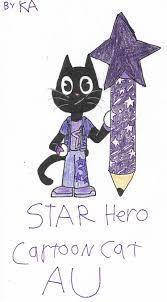 I did this with kritsy Avson 
Star hero CartoonCat
(not his evil self)
