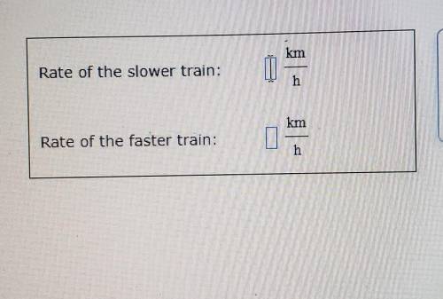 two trains leave town 540 kilometers apart at the same time and travel toward each other. one train