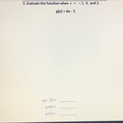 Evaluate the function G(-2)=4x-3