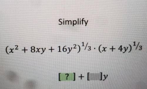 Simplify

I really need help on this. I'll mark brainliest but I don't know how to do that till it