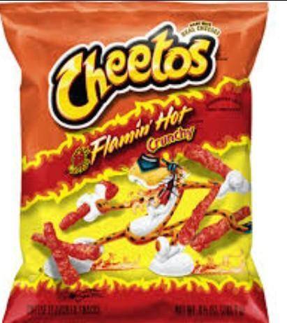 Who likes hot Cheetos (ﾉ≧∇≦)ﾉ ﾐ ┻━┻