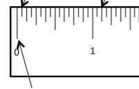 What is this line called on a ruler and what is it used for? P.S. If you don't know is don't answer