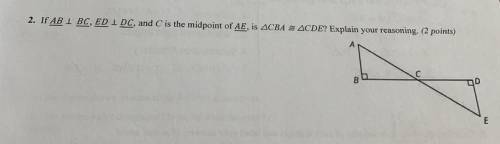 This is for a test Please help!!

2.If AB is parallel to BC,ED is parallel