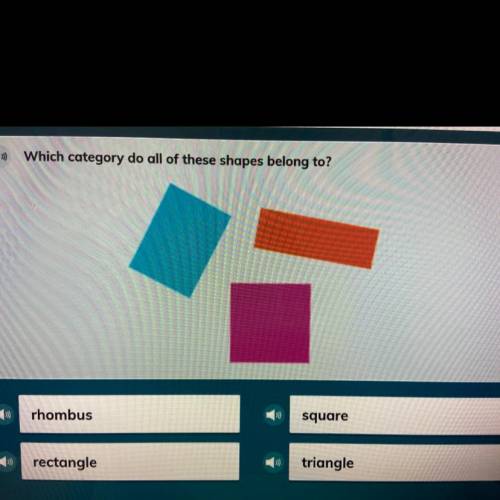 Which category do all of these shapes belong to?
Help