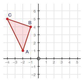 (40 points please explain your answer)

If triangle ABC is reflected over the y‐axis, reflected ov