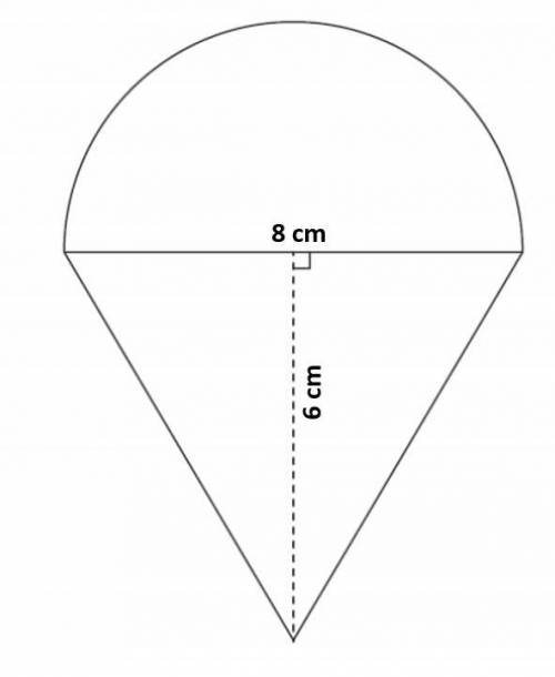 Which measurement is closest to the area of the figure in square centimeters?

( Finals PLEA