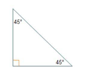Consider the triangle. Which statement is true about the length of the sides?

Each side has a dif