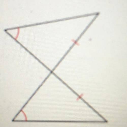 Are the two triangles congruent? If so, state the postulate or theorem that can

prove they are c