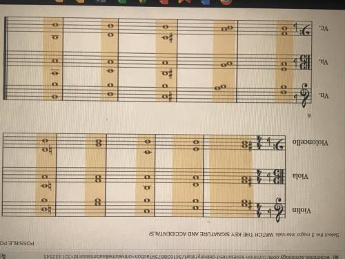 Can u guys please help? you have to tell me the 3 major intervals. Thank you so much.