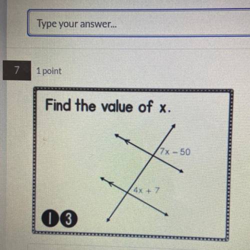 I need to find the value of X if someone could help that’ll be great! Thank you