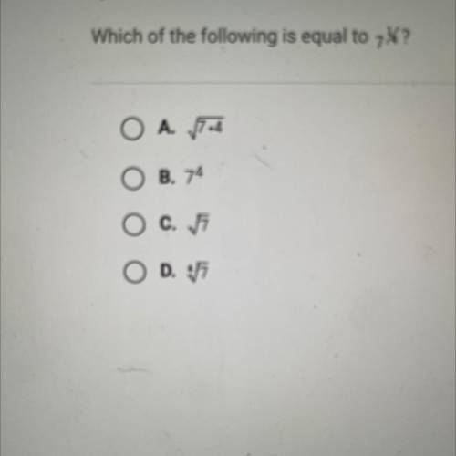 Which of the following is equal to 7 1/4