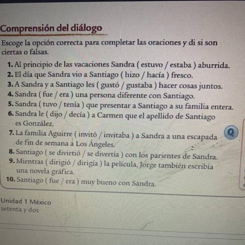 Can someone help me with my spanish