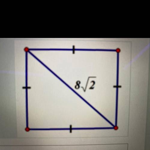 Find the PERIMETER of this square.
