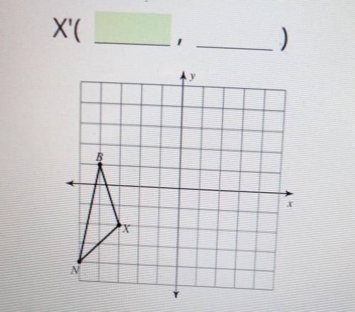 What are the coordinates of the point X'if the image is rotated 90° counter clockwise