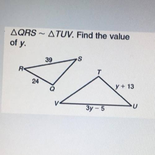 HELPPP WHAT IS THE VALUE OF Y !!
