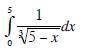 Please help with evaluating the following integrals:

(for the second integral, the upper bound is