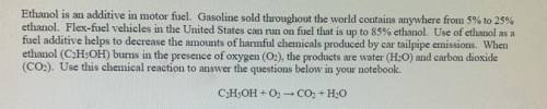 2. Balance the chemical reaction by adding the correct coefficients.

3. What is the mole ratio of