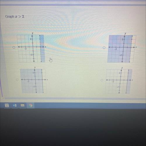 How do i Graph x>2?
i don’t remember and i need help lol