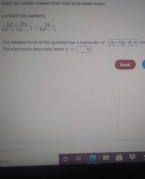 PLEASE HELP.

The second part asks for the denominator which I think I got. it's the blank box I d