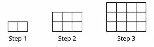 How many small squares are in Step 10?