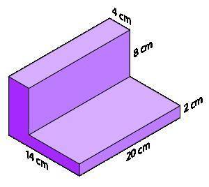 Use the image of the L-shaped composite figure formed by two rectangular prisms to answer the quest